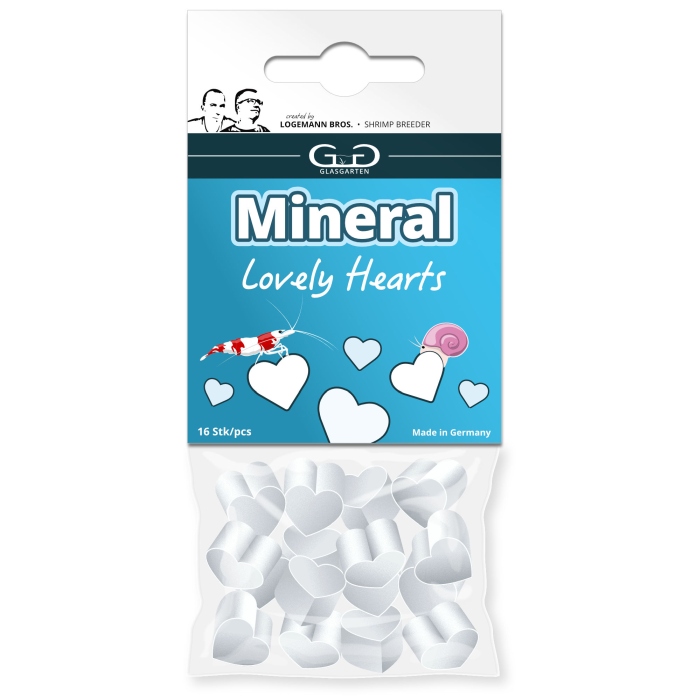 GlasGarten – Mineral Hearts (16 Stk.)