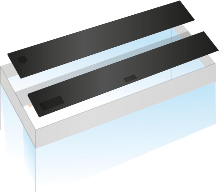 Klappensatz für Multilux 100 x 40 cm (Rio 180/200, 2 teilig) Klappensatz für Multilux 100 x 40 cm (Rio 180/200, 2 teilig)