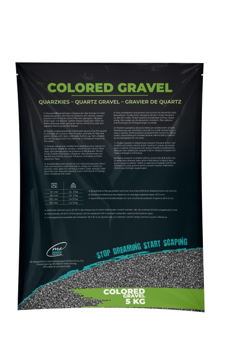 Me Colored Gravel Granite Grey, 2-3 mm (5 kg)
