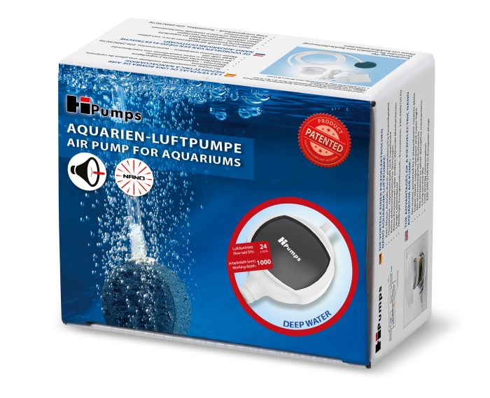Nano Piezo Luftpumpe DeepWater weiß (24 L/h)
