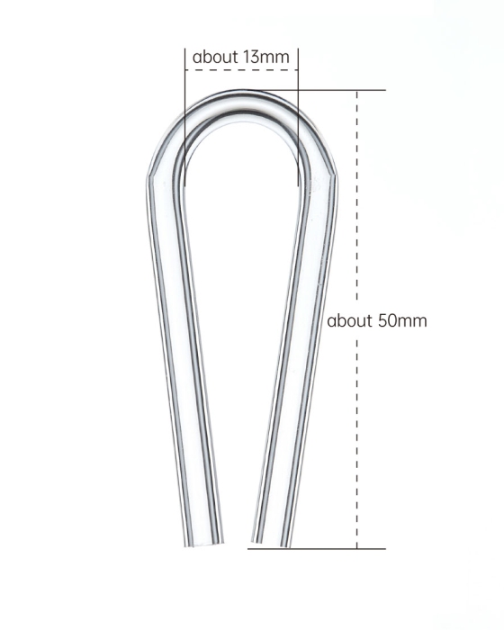 U-Clip L (bis 12 mm) 4-teilig