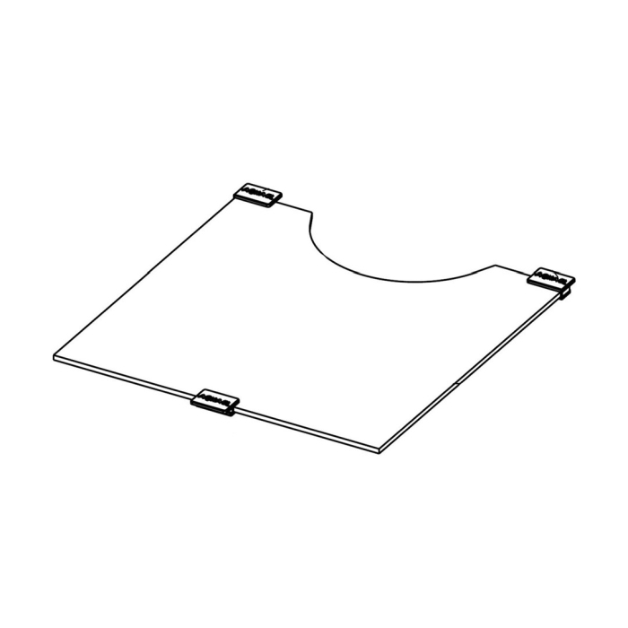 Abdeckscheibe OptiBent 30 weiss