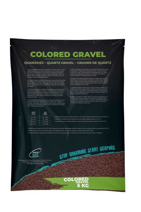 Me Gravier Coloré Mocha Brown, 1–2 mm (5 kg)