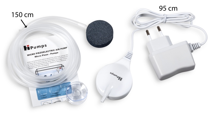 ausgelistet   Nano Piezo Luftpumpe rund weiß (18 L/h) /  kein Nachfolger
