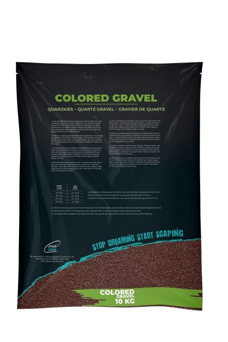 Me Colored Gravel Mocha Brown, 1-2 mm (10 kg)