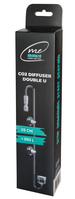 CO2 Diffuser Double U 25 cm (bis 350 L)