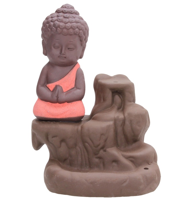 Buddha feed the Shrimp pink