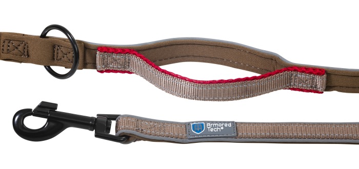 Dog Control Leash mocca (1.5 x 220 cm)