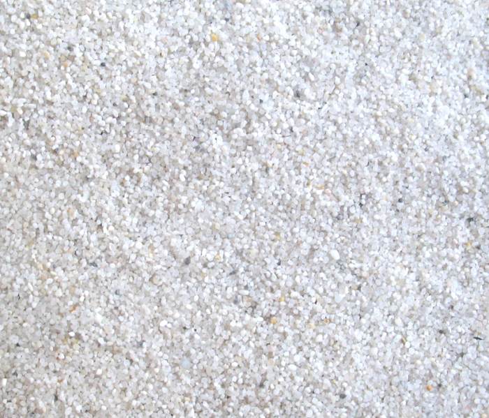 Quarzsand weiß fein, 0,7 - 1,2 mm (15 kg)