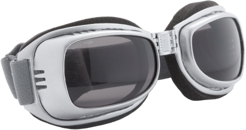 Hundebrille Hot I L chrom/grau