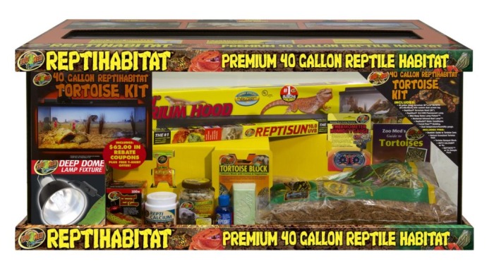 ReptiHabitat Tortoise Kit 40 Gallon (91 x 46 x 46 cm)