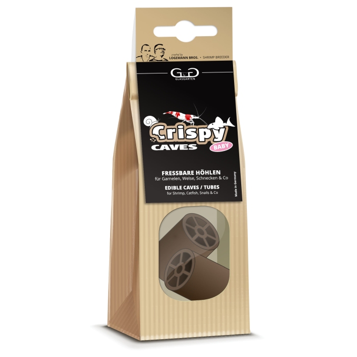 GlasGarten – Crispy Caves - fressbare Höhlen, Größe Baby (2 Stk.)
