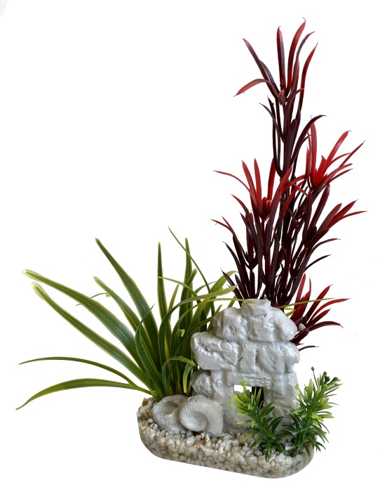 Ruines Aqua Déco 25 cm de haut [P6]