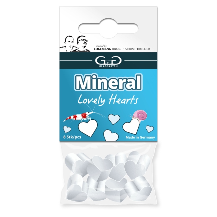 GlasGarten – Mineral Hearts (8 Stk.)