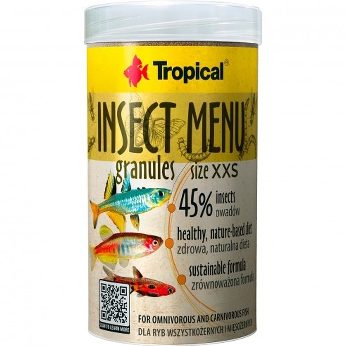 Insect Menu Granules Size XXS (250 ml)