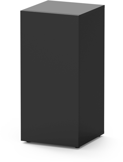 Aqua Tower 96 schwarz Schrank