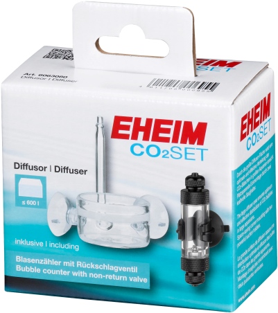 Diffusor 600l+Blasenzähler m. Rückschlag