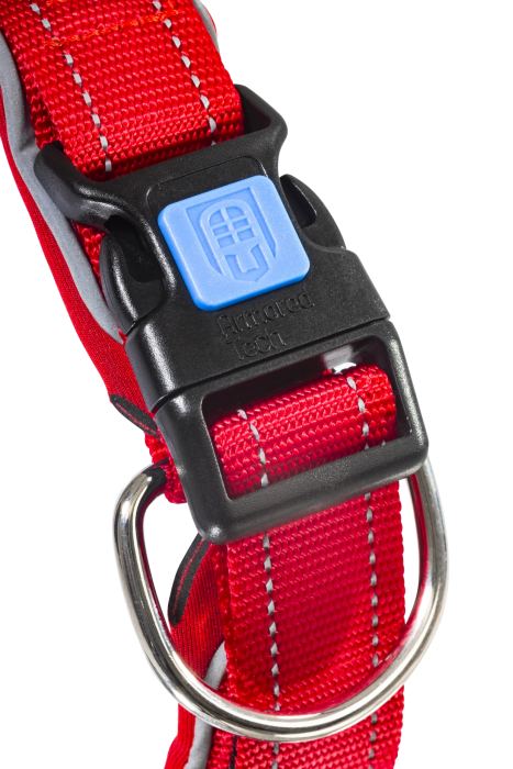 Dog Control Halsband M rot