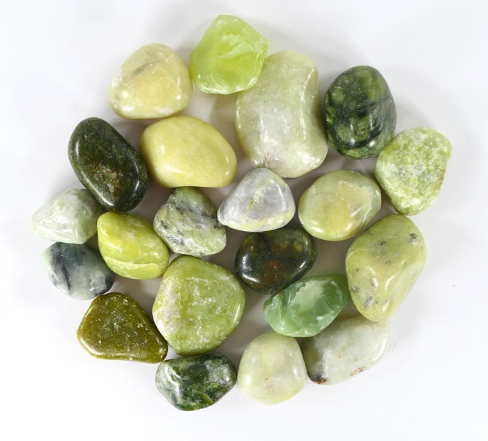 Rock-Pebbles grüne jade(40 x 25 x 15 mm) 0,6 L Dose