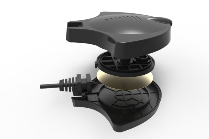 Nano Piezo Luftpumpe Manta schwarz (18 L/h)