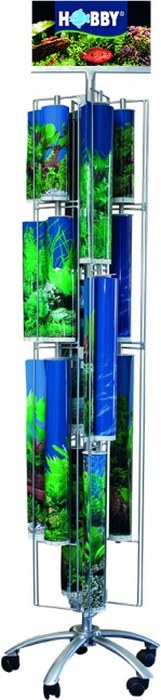 Präsentationsständer für Fotorückwände