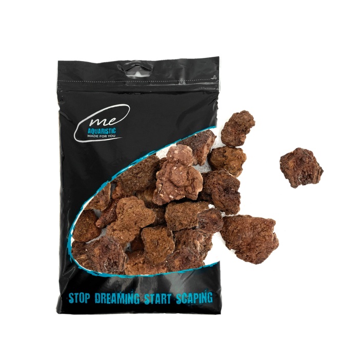 Me Nature Nano Detail Red Lava Stone (2kg)