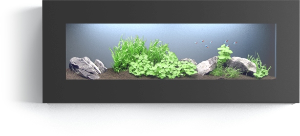 Aquaplasma 120 Schwarz Aquarium