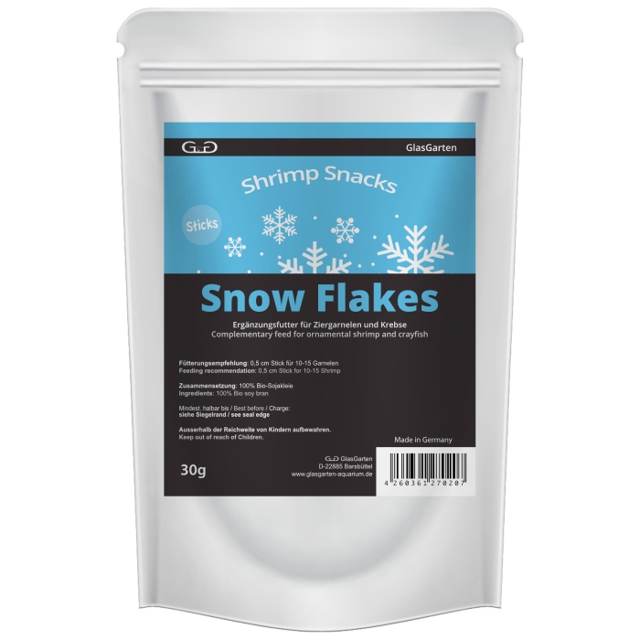 GlasGarten – Shrimp Snacks Snow Flakes
