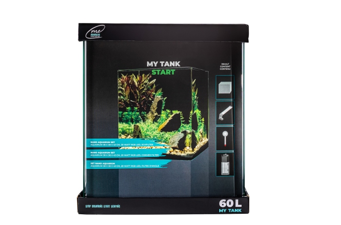 Me My Tank 60 L Start, Aquarienset