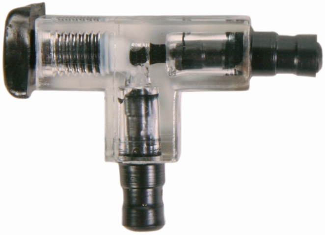 T-connector with Valve, Ø5 mm