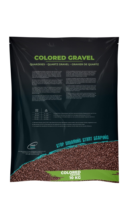 Me Colored Gravel Mocha Brown, 2-3 mm (10 kg)