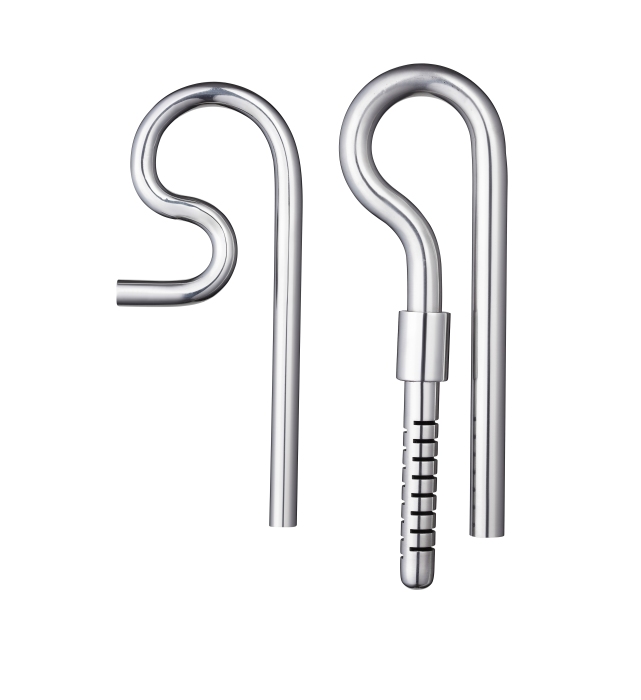 Metall Ein- und Ausstrahlrohr S (9/12 mm + 12/16 mm)