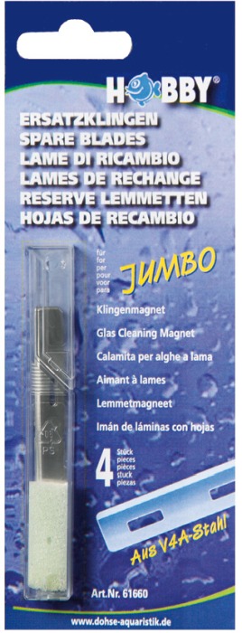 Ersatzklingen für Jumbo Klingenmagnet (4 Stück), SB