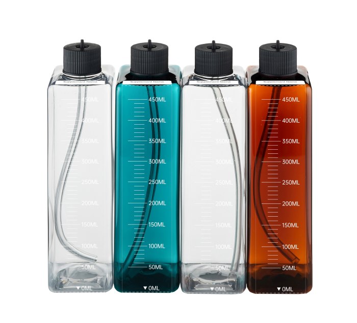 Dosierflaschen 450 ml (4 Stück)