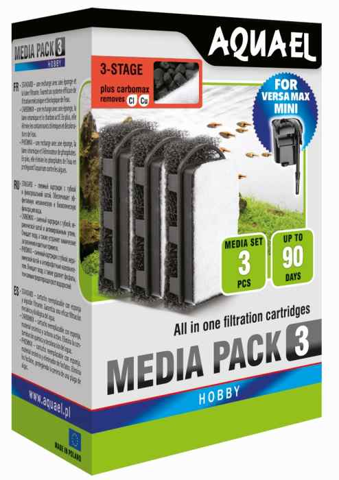 Filterkartusche VERSAMAX Mini Carbo (3 Stück)