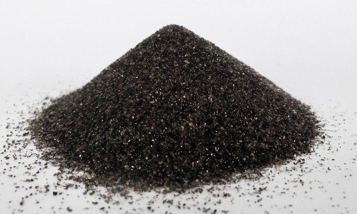 Glanz-Sand schwarz, 0,2 - 0,5 mm (13 kg)