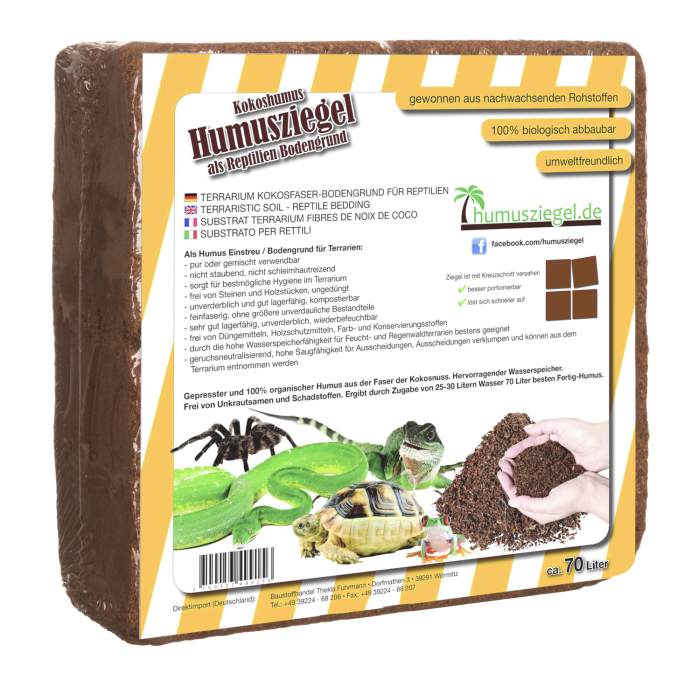 Kokoshumusziegel 70 L Block