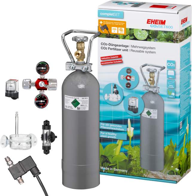 CO2-SET600, Mehrwegsystem 2kg m.Magnet.