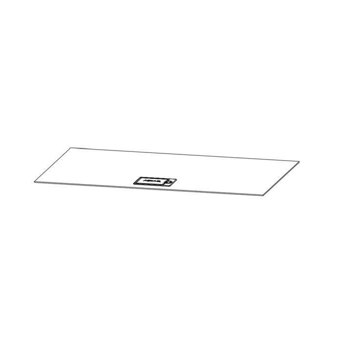 Abdeckung OPTISET 240 weiß