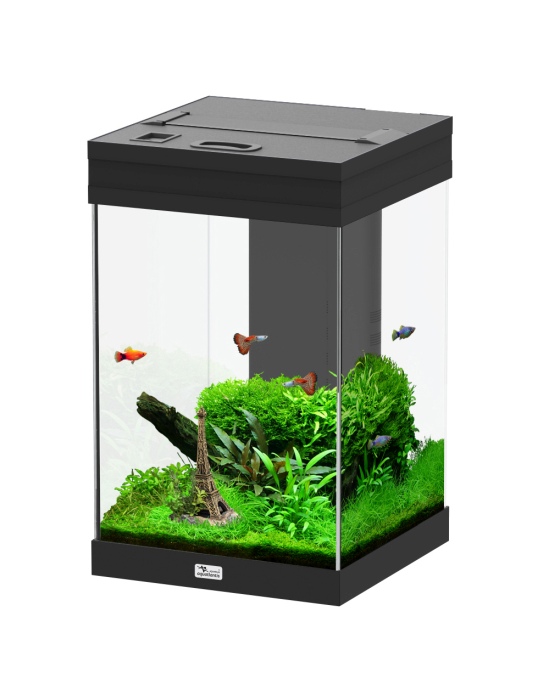 Aqua Tower 43 Schwarz Aquarium