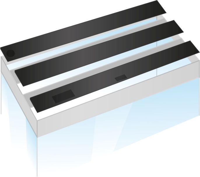 Klappensatz für Multilux 120 x 50 cm (Rio 350/300, 3 teilig)