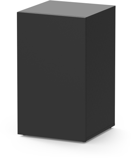 Aqua Tower 120/163 schwarz Schrank