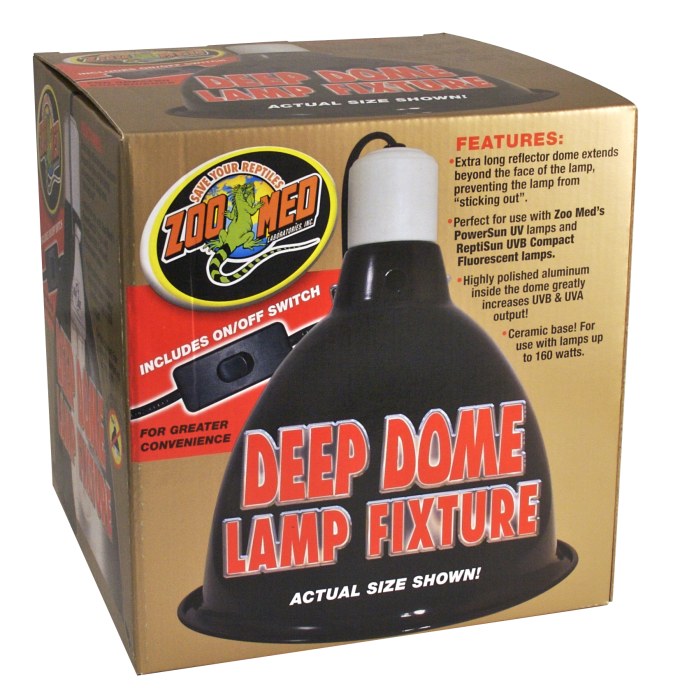 Repti Deep Dome Lampenfassung (max. 160 W)