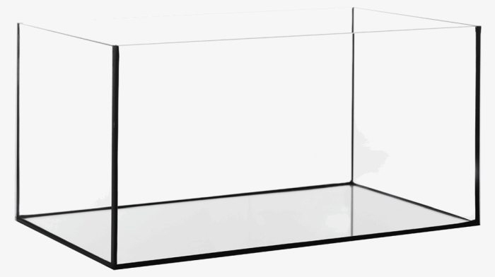 Me Top-Glas Aquarium (40 x 25 x 25 cm) 3 mm 25L