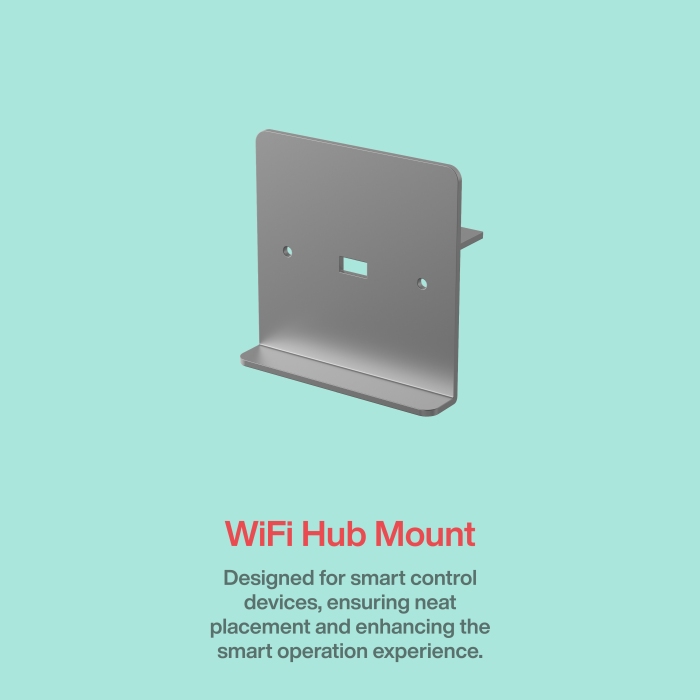 Wifi Hub Mount - Halterung für Metall Schrank