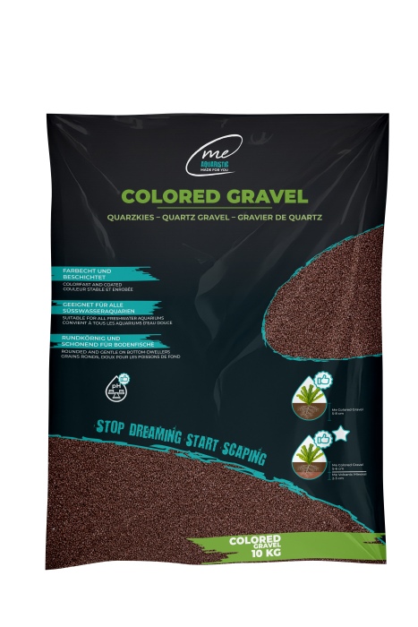 Me Colored Gravel Mocha Brown, 1-2 mm (10 kg)
