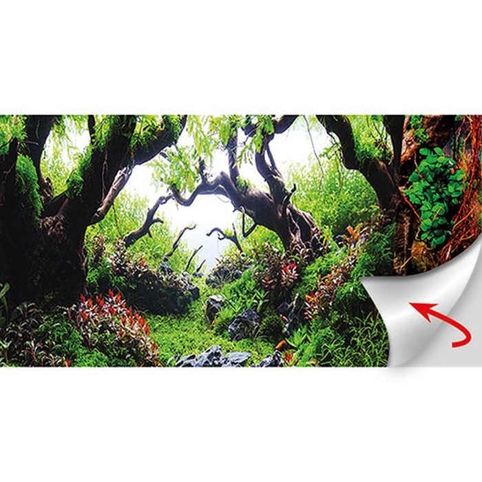 Fotorückwand Green/Wooden (120x50 cm)