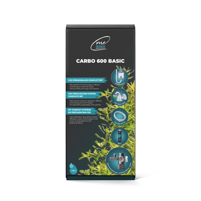 Me Carbo 600 Basic, CO2 Anlage 600 g Einweg