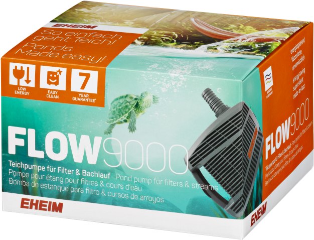 FLOW9000 Teichpumpe f.Filt.&Bachl.