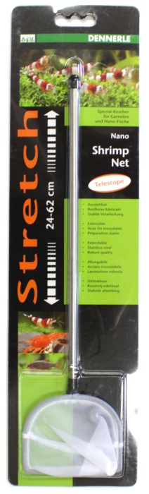 Nano Shrimp Net Bügelform 24-62 cm (groß/weiß)